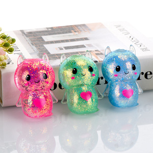 New Design <b>Luminous</b> Maltose Cute Elfin Squeeze Stress Relief Toy Squeeze Stress <b>Ball</b> Classic Birthday Gift - Product Image 3