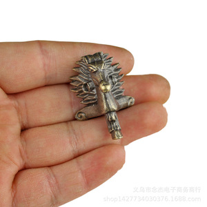 Zinc Alloy Horse <b>Head</b> Base M2 39mm European <b>Style</b> Cabinet Furniture Decor - Product Image 4