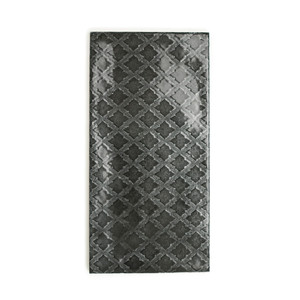 Pannello Decorativo in Piastrelle Nere Camden con Superficie a Motivi - Product Image 4