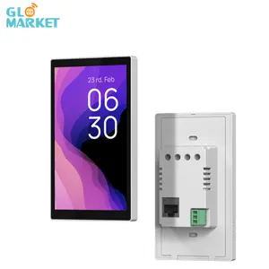 Glomket Panel kontrol Tuya 5 inci, Panel kontrol pintar musik multifungsi Wi-Fi + Ble + Zigbee US