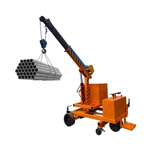 Grúa Telescópica Hidráulica Pequeña Totalmente Eléctrica con 1 Año de Garantía para Mantenimiento, Inspección, Talleres, Fábricas y Laboratorios - Product Image 5