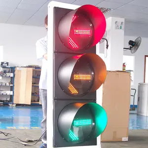 Equipo de señal de tráfico LED inteligente, suministro de luces de tráfico chino