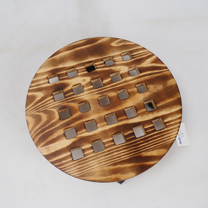 Houten plantenstandaard voor buiten, met wielen, plantenkar, plantenwagen, plantendolly voor zware planten. - Product Image 3