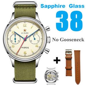 Seakoss Đồng hồ đeo tay cơ học chất lượng cao cho nam Đồng hồ đeo tay cổ ngỗng Sapphire nguyên bản st1901 1963 Đồng hồ reloj <span class=keywords><strong>20mm</strong></span> - Product Image 6