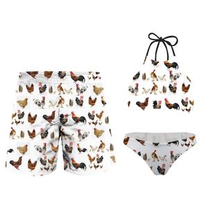 Trajes de Baño de Lujo Personalizados de 3 Piezas para Mujer, Conjuntos de Pareja con Estampado Animal, Bikinis para Playa y Fitness - Product Image 6