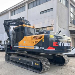 سعر مزاد حفارة هيونداي R220-9S الهيدروليكية ذات الجنزير بوزن 22 طن من كوريا، آلات مستعملة - Product Image 1