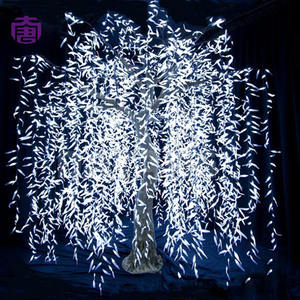 Lumière LED d'extérieur étanche en forme de saule, très vendue, élégante, pour décorations de parcs, jardins et allées - Product Image 6