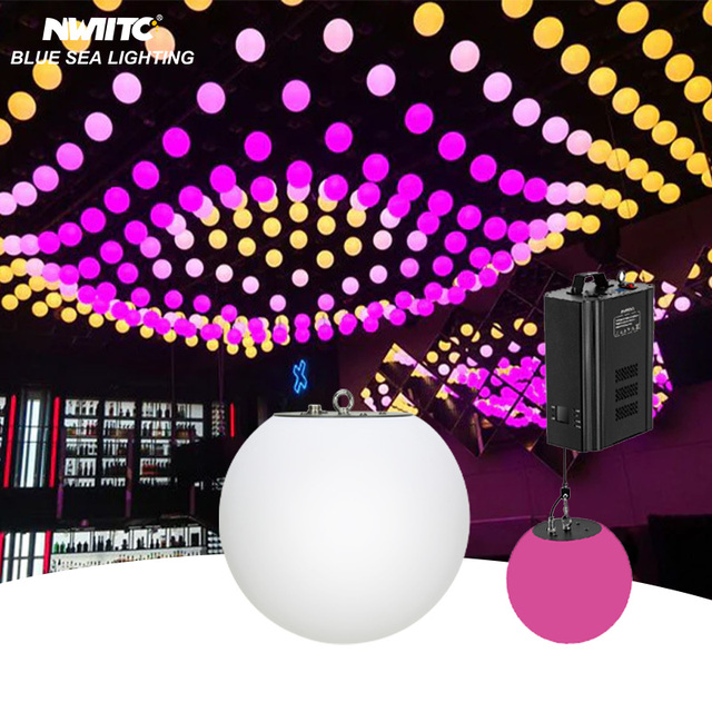 3M High LED Kinetic Ball Projection Lights + Dynamic Light Scattering System for Events Stages Nightclubs