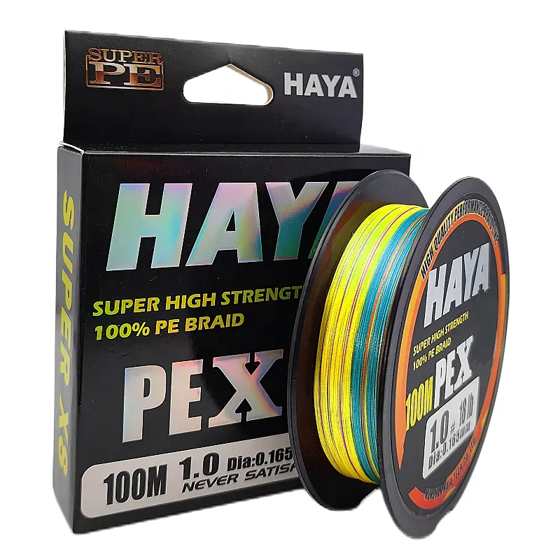 Braided Fishing Line Color Never Fade 8 Strands Super Strong PE Fishing Line Smooth Multiple Colors Fishing Line