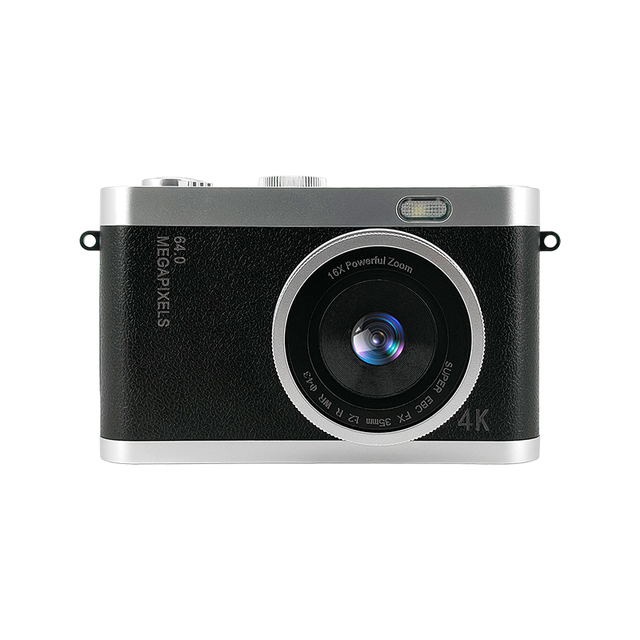 4K Digital Camera Autofocus Photography Video Recorder Flip Screen Zoom Portable Camera for Travel Vlogging