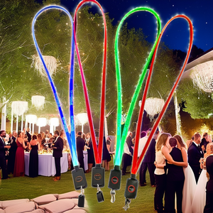 Cordón LED Personalizado Richshining con Logotipo de Marca, Collar LED de TPU Colorido con Tarjeta de Identificación <span class=keywords><strong>para</strong></span> <span class=keywords><strong>Festivales</strong></span> de Música, Fácil de Ver <span class=keywords><strong>para</strong></span> <span class=keywords><strong>Camareros</strong></span> - Product Image 1