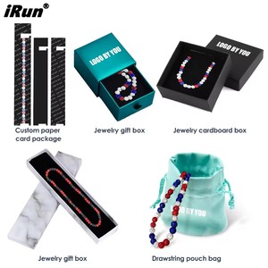 Collar de béisbol IRun, collar de béisbol con cuentas de diamantes de imitación para jugadores de atletas, joyería personalizada, colgante de Hip Hop brillante, collar con cuentas - Product Image 5