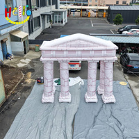 Piliers décoratifs pour activités de festival, décoration d'arche, piliers romains gonflables