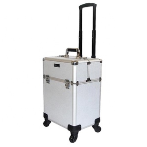 Custodia per trucco all'ingrosso trolley per smalto per unghie custodia per trucco da viaggio per Hairstylist traveling nail Technician makeup Hair Stylist - Product Image 6