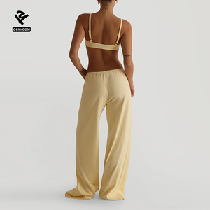 F5344 Custom Clothing Manufacturer Streetwear Cargo Pants <strong>Women</strong> Wide <strong>Leg</strong> <strong>Straight</strong> Loose Trousers <strong>Jogger</strong> <strong>Women's</strong> Clothing - Product Image 5