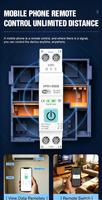 Disjoncteur intelligent Wi-Fi avec télécommande, mesure de puissance, matériau PA66, capacité de coupure 6 kA, montage sur rail