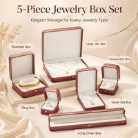 Großhandel Fabrik Schmuck-Geschenkbox mit individuellem Logo, Schmuckbox ODM OEM Unterstützung für Ring-, Ohrring-, Halsketten- und Armbandverpackungen