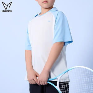 <span class=keywords><strong>T</strong></span>-shirts à séchage rapide personnalisés avec logo OEM pour enfants, commande en gros de 5 pièces minimum, vêtements de sport pour enfants, <span class=keywords><strong>t</strong></span>-shirts respirants à manches courtes, impression - Product Image 2