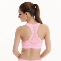 Soutien-gorge de sport sans fil à dos nageur Pushup Vest Bra Yoga Posture Bra for Gym