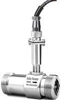 Medidor de Flujo de Líquido de Alta Precisión ±0.5%, Acero Inoxidable 304, Medidor Digital de Flujo de Combustible, Agua y Aceite con Salida de Pulso