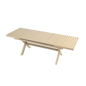 Hiện Đại 8 Chỗ Ngồi Mở rộng Nhôm Patio Bàn Ăn Và Ghế Bền Ngoài Trời Sân Đồ Nội Thất Cho Trang Trại - Product Image 1