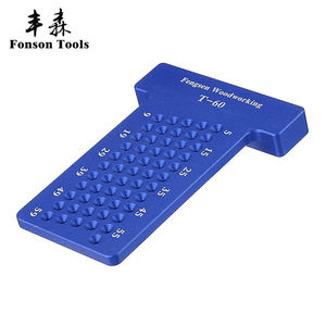 Calibrador <span class=keywords><strong>de</strong></span> marcado <span class=keywords><strong>de</strong></span> aleación <span class=keywords><strong>de</strong></span> <span class=keywords><strong>aluminio</strong></span>, <span class=keywords><strong>regla</strong></span> <span class=keywords><strong>de</strong></span> orificio para carpintería, buena calidad - Product Image 5