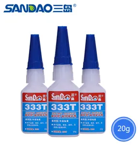 SD333T Quick-Drying Low Whitening Widely Used In Electronics Metal PVC ABS PET 20G Instant Glue