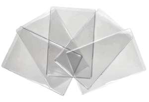 Porta biglietti da visita in plastica trasparente in PVC, - Product Image 5