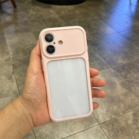 Coque de téléphone transparente en PC avec grande fenêtre de visualisation, antichoc, pour iPhone 17 16 15 14 13 12 Pro Max