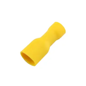 FDFD 1.25-250 Female Insulated Electrical Crimp Terminal For 0.5-1.5mm2 Wire Connectors Cable Wire Connector Terminal