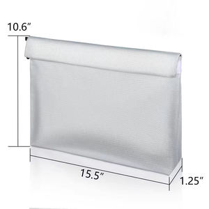 Tùy chỉnh chất lượng cao chống cháy và chống thấm nước A4 thư mục tập tin mở rộng tài liệu túi - Product Image 4