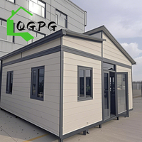 Vorgefertigtes 2-3-4-5-Zimmer Containerhaus, 20-40 Fuß Erweiterbares Luxus-Fertighaus, Faltbares Tragbares Mobilheim