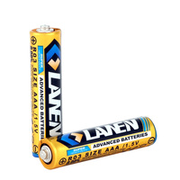 Baterías AAA de Zinc y carbono de alta capacidad de 1,5 V, paquete de 15 tarjetas blíster para juguetes eléctricos, controles remotos y suministro de supermercado