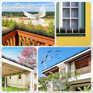 Venta al por mayor de fábrica Anti-Climb <span class=keywords><strong>Bird</strong></span> Pigeon Spikes Fence Eficaz para el hogar Jardín Techo Balcón Control de plagas de insectos - Product Image 5