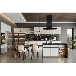 Set di <span class=keywords><strong>Mobili</strong></span> da <span class=keywords><strong>Cucina</strong></span> su Misura con Dimensioni Personalizzabili e Spazi di Stoccaggio Versatili per Cucine Open Space - Product Image 1