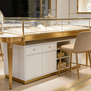 Vitrine à bijoux avec tiroirs coulissants, présentoir moderne pour le rangement des bijoux - Product Image 2