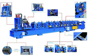 Venta directa de fábrica CZ <span class=keywords><strong>Purlin</strong></span> que forma la máquina Marco de acero Acero C U Z M Forma CZ <span class=keywords><strong>Purlin</strong></span> Perfil Canal que hace la máquina - Product Image 2