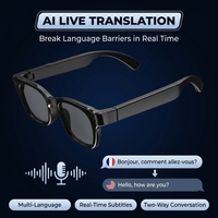 Lunettes Intelligentes OEM Personnalisées avec Caméra IA, Stabilisation EIS, Double Haut-Parleur, Audio Open-Ear, Traduction en Temps Réel en Gros