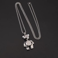 Pendentif tendance polyvalent en alliage pour hommes, style hip-hop, mode de rue pour étudiants et adultes, vente en gros de colliers pour hommes et femmes