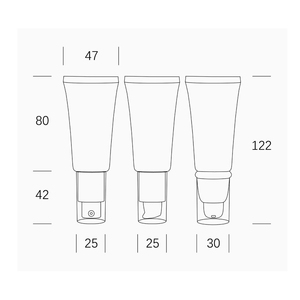 Tube cosmétique beige 40g 40ml avec tête de pompe à vide, pour fond de teint liquide, crème solaire, crème isolante, tube en plastique à presser, flacon vide - Product Image 6