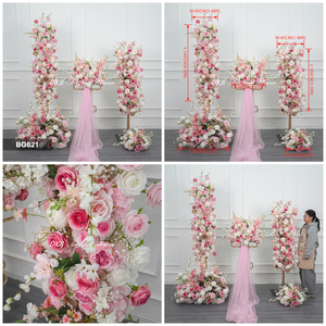 Romantic <b>Bouquet</b> Silk <b>Artificial</b> Flower background for Wedding Christmas Graduation Party Decor - Product Image 3