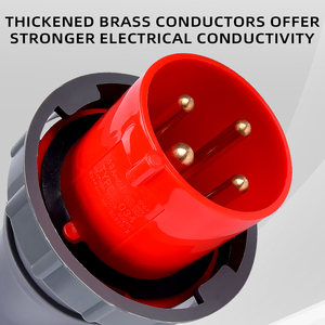 4Pin công nghiệ<span class=keywords><strong>p</strong></span> cắm ổ cắm 3P <span class=keywords><strong>E</strong></span> 380 415V IP67 Cee kết nối 4pin 63A 3P <span class=keywords><strong>E</strong></span> 380 Cắm Công Nghiệ<span class=keywords><strong>p</strong></span> 415V IP67 cắm iec60309 - Product Image 6