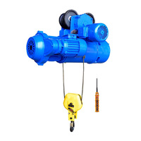 Nouvelle palan électrique à câble simple et double vitesse CD MD avec protection IP54 IP55 et télécommande filaire pour grue de chantier