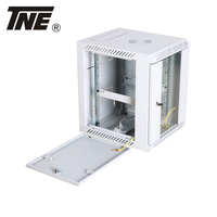 Armoire serveur murale en acier SPCC 4U-18U de 10 pouces, rack de commutation, armoire suspendue, protection IP20, charge statique de 60 kg, ANSI