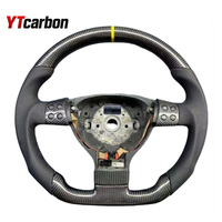 YTcarbon Led Rpm Volant en fibre de carbone forgé personnalisé pour Golf 5 GTI MK5 GTI GLI Golf R32 Scirocco Passat Tiguan Jetta