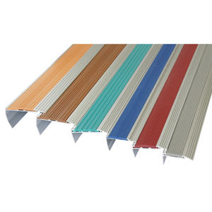 Bordo per scale in metallo anodizzato superiore in alluminio + PVC - Product Image 4