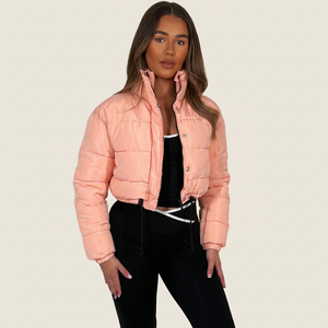 Custom <b>Women</b>’s Winter <b>Puffer</b> <b>Jacket</b> Premium Casual Outdoor Wear For <b>Women's</b> Windproof Zipper Closure Side Pockets <b>Womens</b> <b>Jackets</b> - Product Image 1