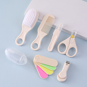 Aksesori bayi baru lahir terbaru 7 buah <span class=keywords><strong>kit</strong></span> perawatan bayi Portable Soft <span class=keywords><strong>Healthcare</strong></span> barang perawatan harian rumah perjalanan - Product Image 5