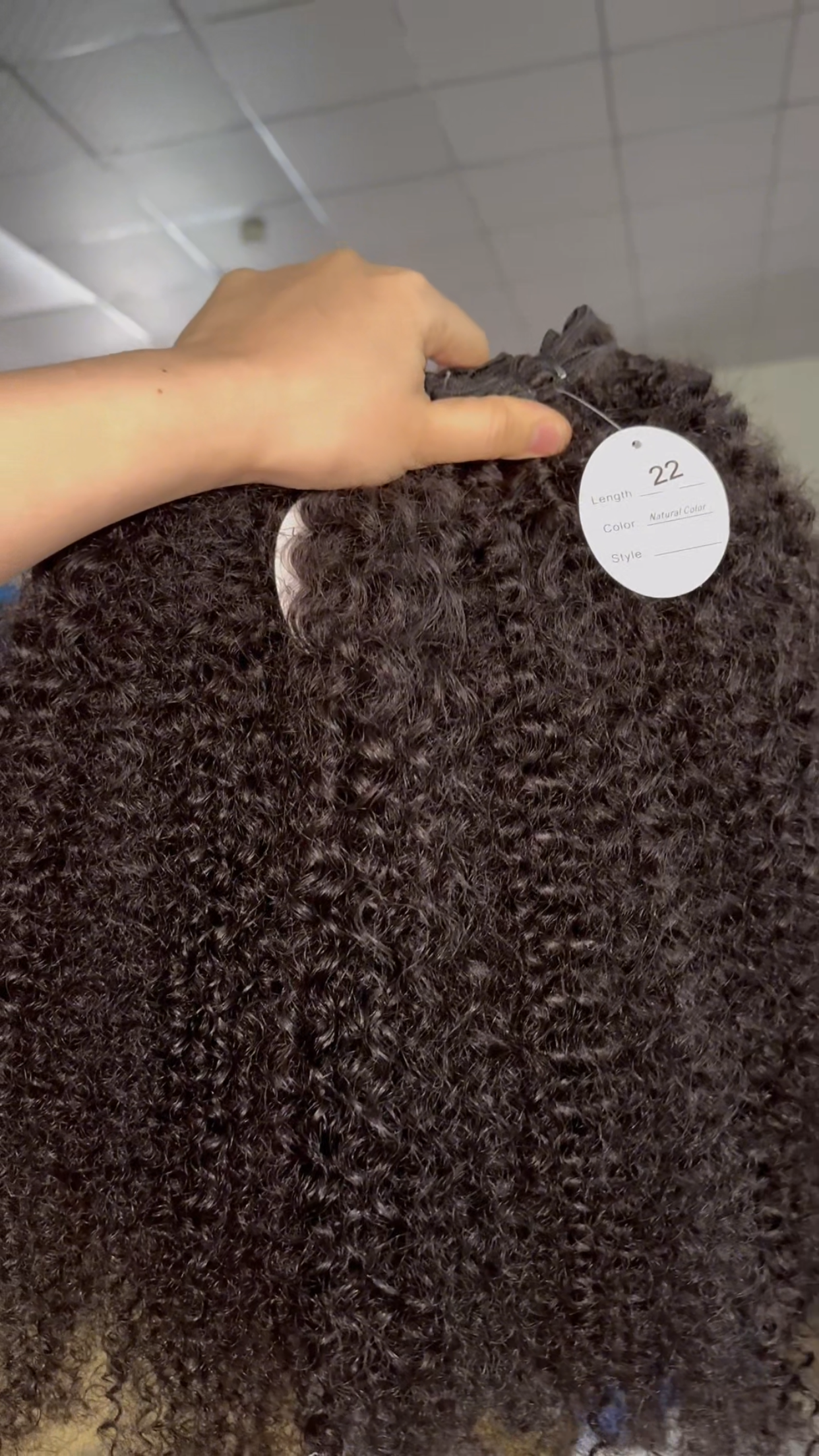 1 paquet Afro crépus