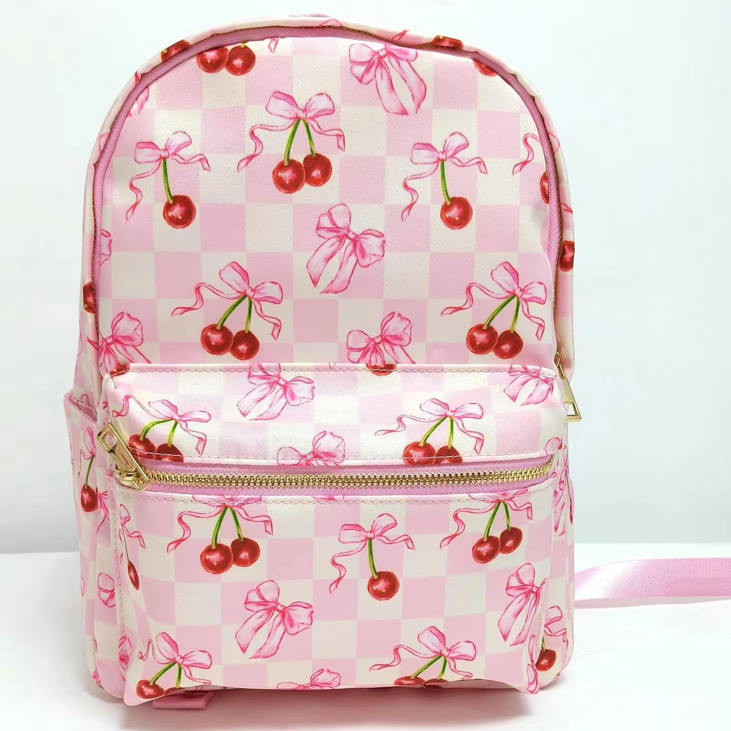 Sac à dos imprimé cerise